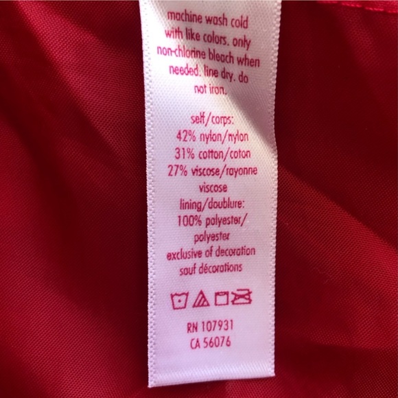 Justice, red lace dress - Picture 12 of 12